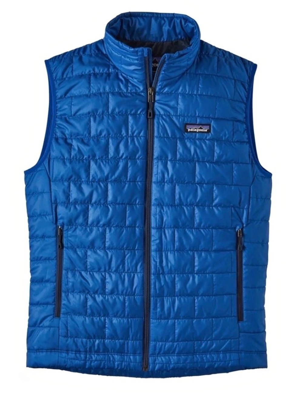 Patagonia Nano Puff Vest Men's Size M Blue Full Zip Puffer Outdoor90